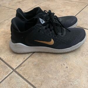 Black Gold Nike Shoes